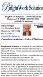 Mobile Screenshot of brightworksolutions.com